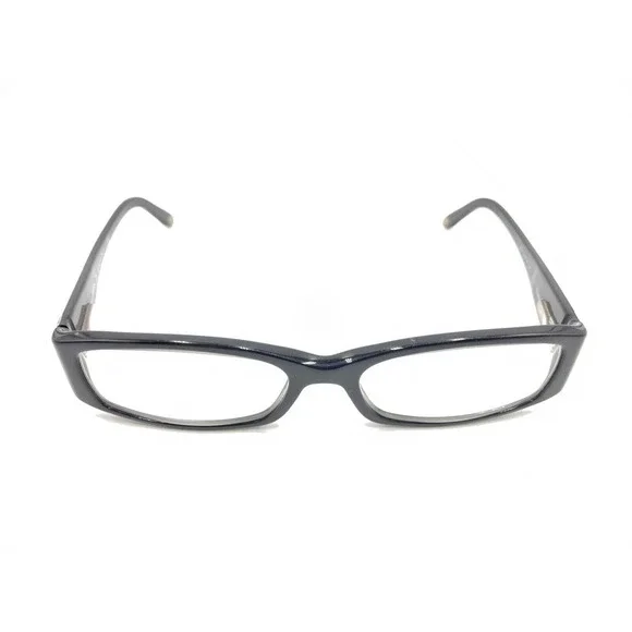 Versace MOD 3091-B GB1 Black Crystals Eyeglasses Frames 51-15 135 Italy Designer